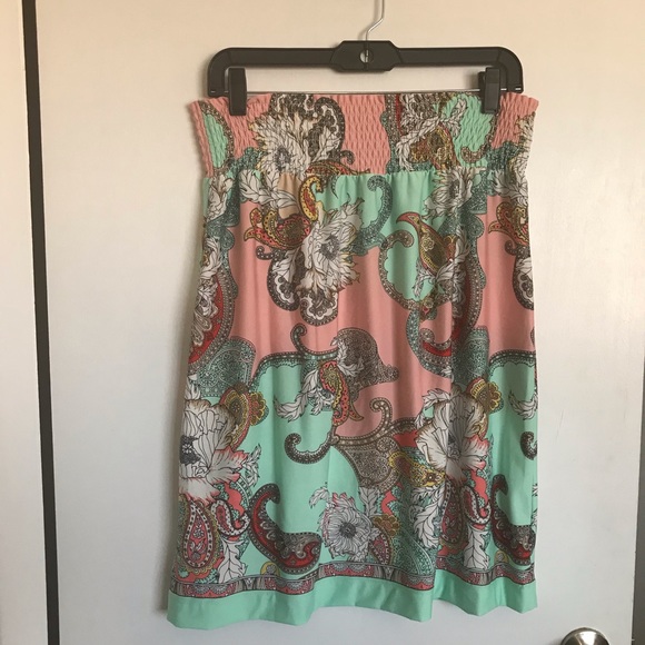 Melissa Paige Floral Lightweight Skirt - Size L - Picture 4 of 11